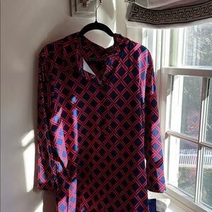 Vineyard Vines Red and Blue Patterned Top